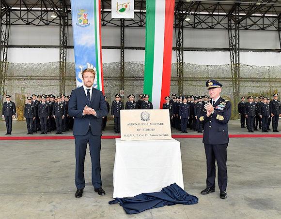 Aeronautica Militare il 60 stormo di Guidonia intitolato ad